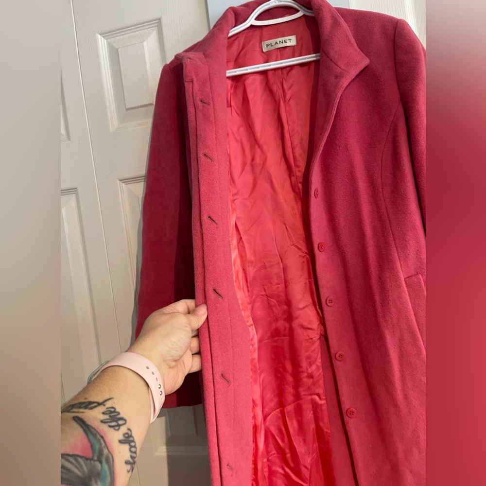 Pink wool jacket - Picture 4 of 9